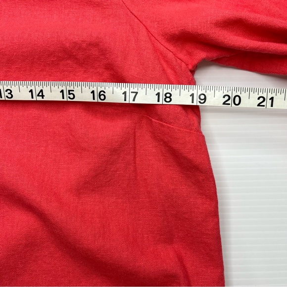 Michael Kors Womens Button Up Top Elastic Cuff Long Sleeve Punch Blouse Size M - Picture 7 of 8